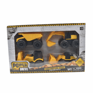 Set de Camiones de Construcción para Niños x4 | Juguetes Educativos y Resistentes