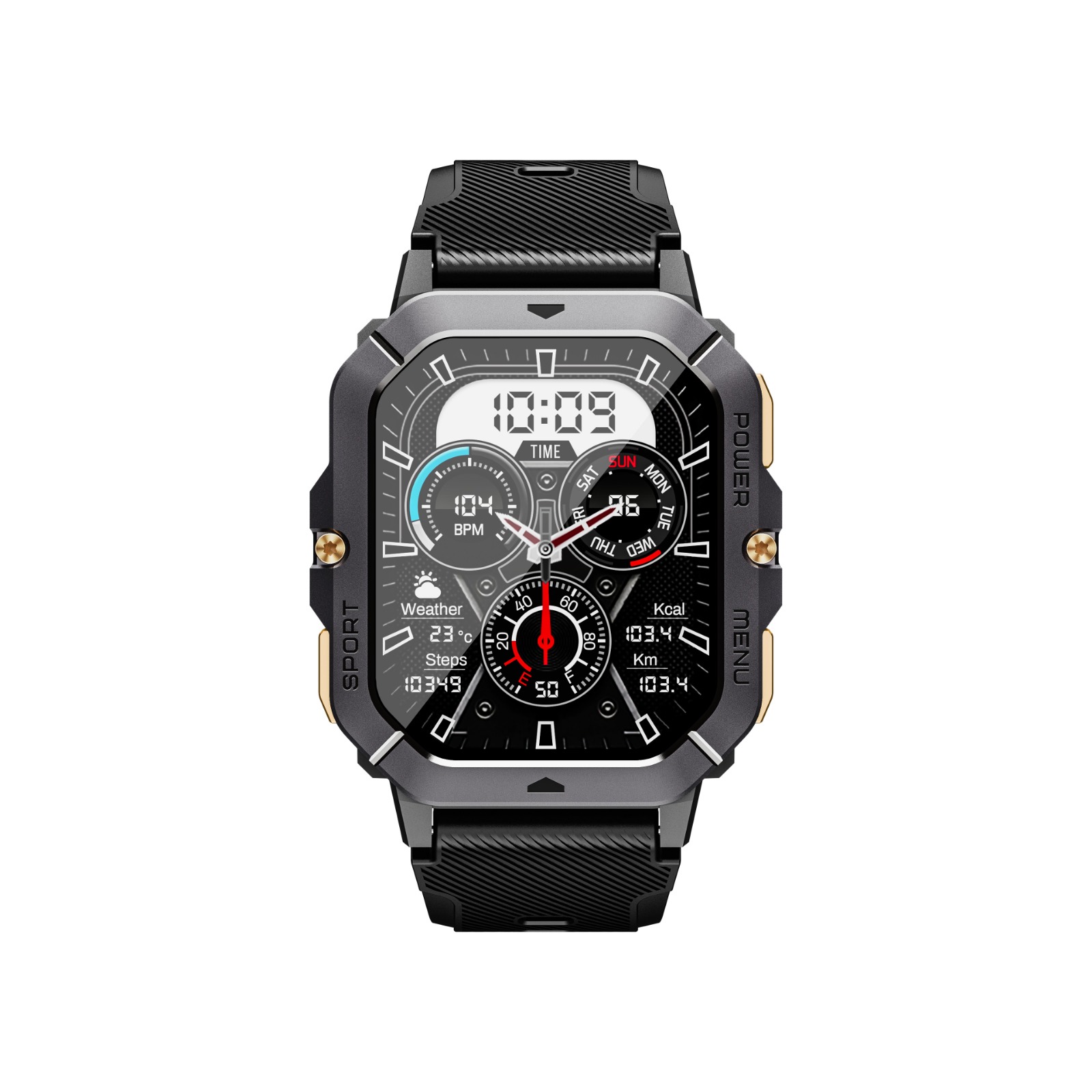 Smartwatch C28 Sports Original | Llamadas, Salud y IP68
