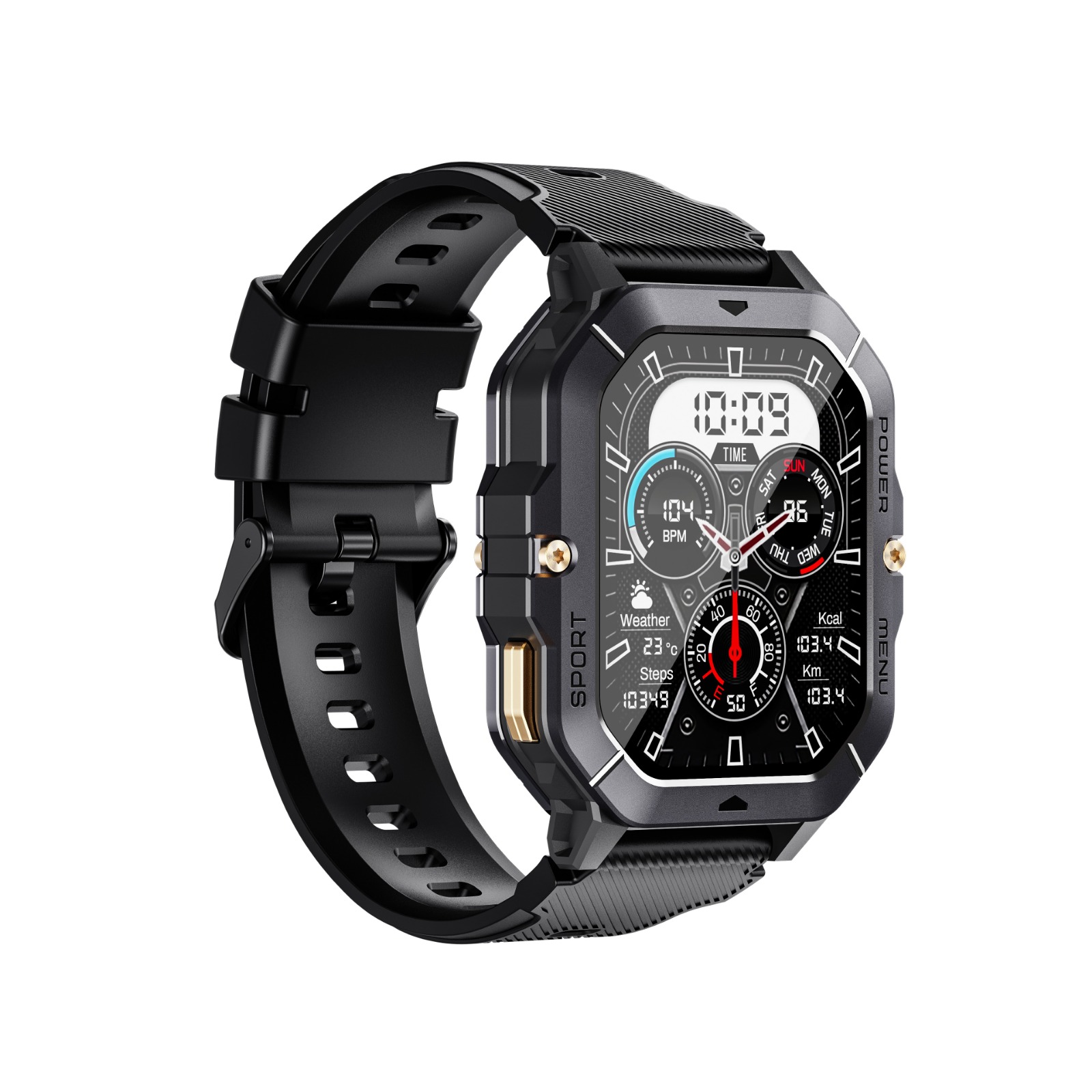 Smartwatch C28 Sports Original | Llamadas, Salud y IP68 - Imagen 3